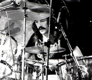 Drummer John Bonham 1975