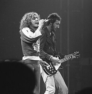 Roger Daltrey and Pete Townshend of The Who
